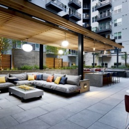 outside lounge area